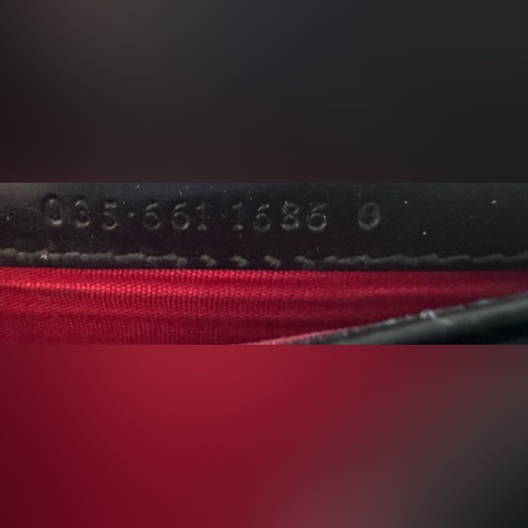 🖤 GUCCI HORSEBIT BIFOLD LONG WALLET - BLACK/RED ❤️ SOFT CALF LEATHER - Picture 4 of 12